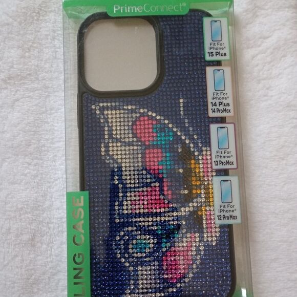 Prime Connect iPhone Phone Case Butterfly Jeweled Bling - Picture 4 of 5